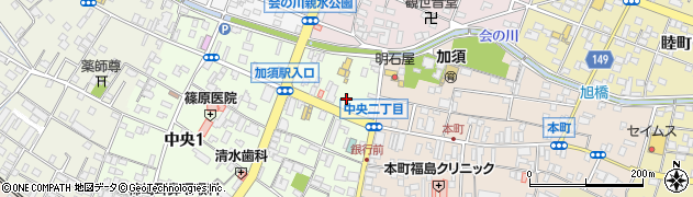 株式会社ピュアカンパニー　加須営業所周辺の地図