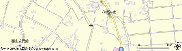 茨城県常総市崎房周辺の地図
