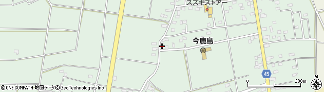 茨城県つくば市今鹿島2436周辺の地図