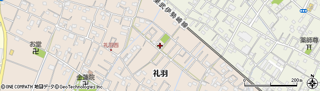 埼玉県加須市礼羽334周辺の地図
