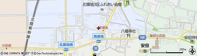 福井信用金庫横地支店周辺の地図