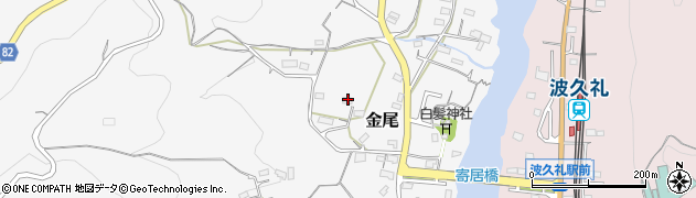 埼玉県大里郡寄居町金尾302周辺の地図