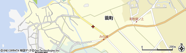 福井県福井市蓑町周辺の地図