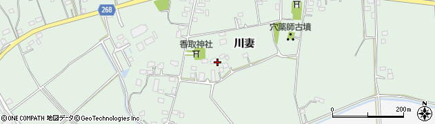 茨城県猿島郡五霞町川妻周辺の地図