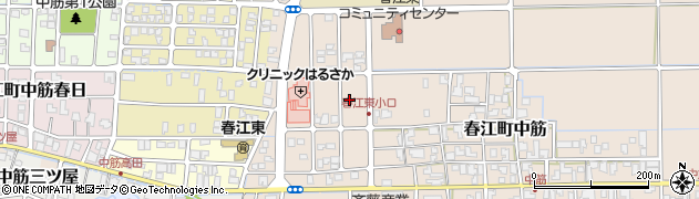 福井県坂井市春江町中筋65周辺の地図