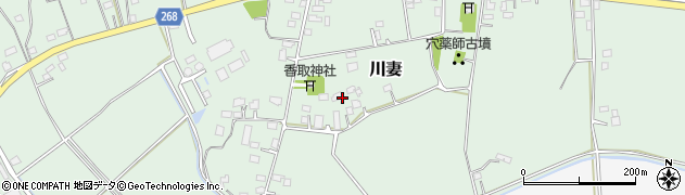 茨城県五霞町（猿島郡）川妻周辺の地図