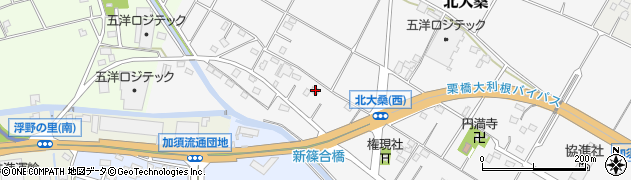 埼玉県加須市北大桑1189周辺の地図