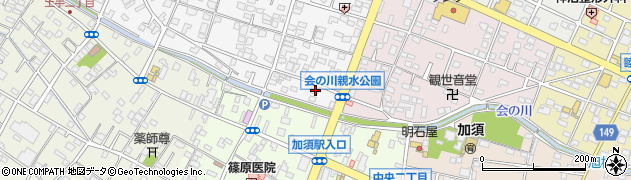 埼玉県加須市大門町1-28周辺の地図