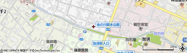 埼玉県加須市大門町1-25周辺の地図