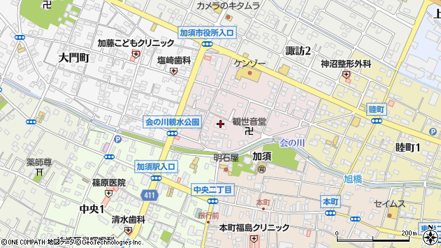 〒347-0067 埼玉県加須市向川岸町の地図