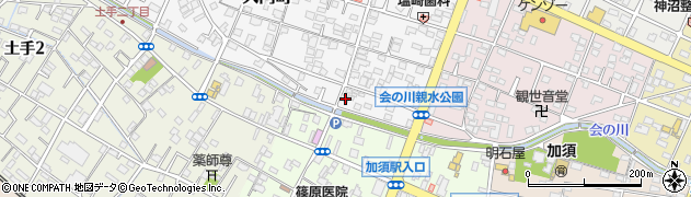 埼玉県加須市大門町1-17周辺の地図