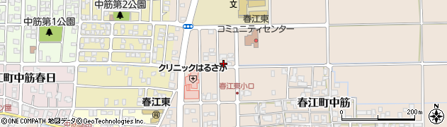 福井県坂井市春江町中筋54周辺の地図