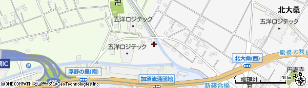 埼玉県加須市北大桑15周辺の地図