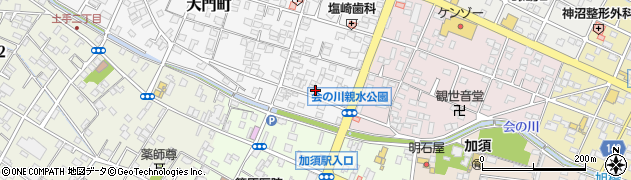 埼玉県加須市大門町2-8周辺の地図
