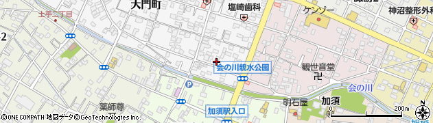 埼玉県加須市大門町2-10周辺の地図