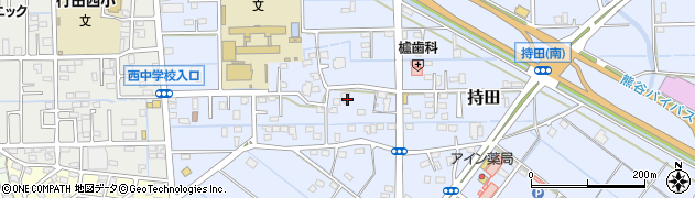 埼玉県行田市持田周辺の地図