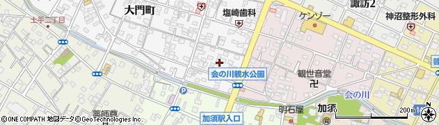埼玉県加須市大門町2周辺の地図