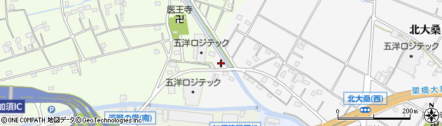 埼玉県加須市北大桑13周辺の地図