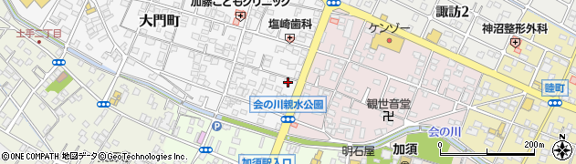 埼玉県加須市大門町2-33周辺の地図