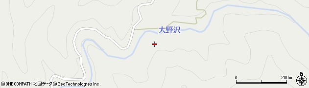 大野沢周辺の地図