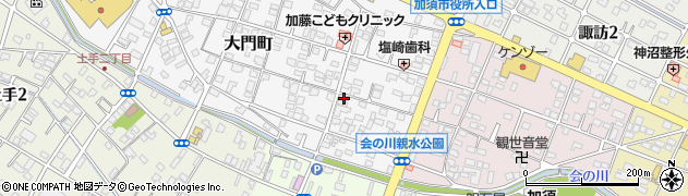 埼玉県加須市大門町2-21周辺の地図