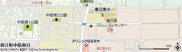 福井県坂井市春江町中筋33周辺の地図