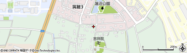 茨城県つくば市蓮沼34周辺の地図