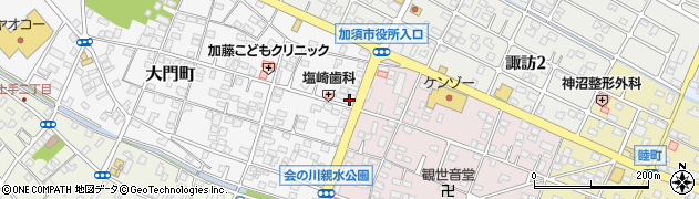 埼玉県加須市大門町4-1周辺の地図