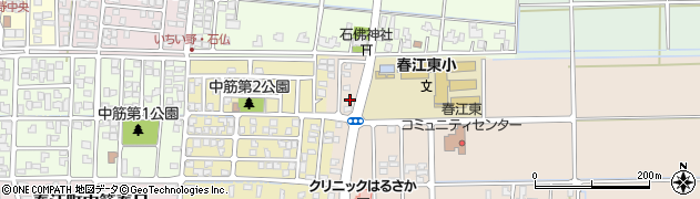 福井県坂井市春江町中筋13周辺の地図