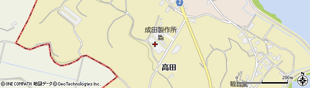 谷田川鉄工所高田工場周辺の地図