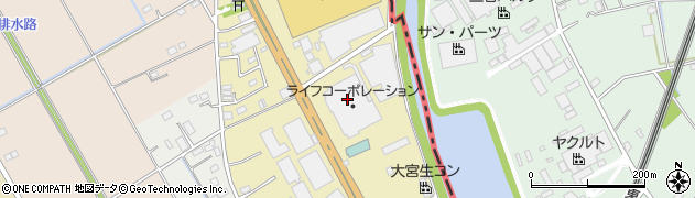 株式会社ライフコーポレーション　栗橋総合物流センター周辺の地図