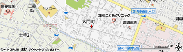 埼玉県加須市大門町10-26周辺の地図