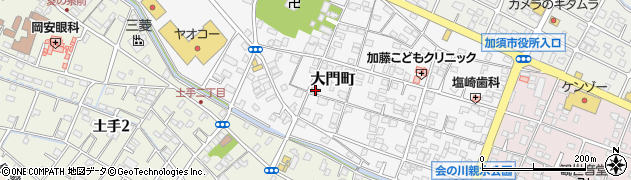 埼玉県加須市大門町10-8周辺の地図