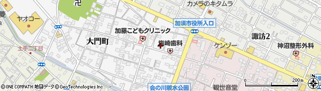埼玉県加須市大門町4-11周辺の地図
