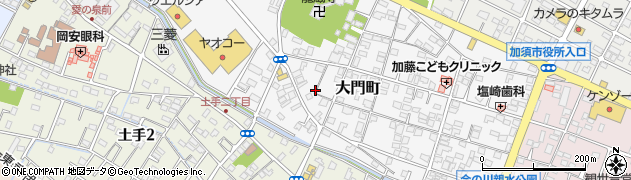埼玉県加須市大門町17周辺の地図