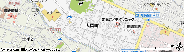 埼玉県加須市大門町10周辺の地図