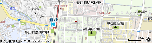 福井県坂井市春江町中筋大手67周辺の地図