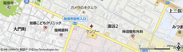 エーユーショップ加須周辺の地図
