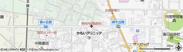 峯村内科医院前周辺の地図