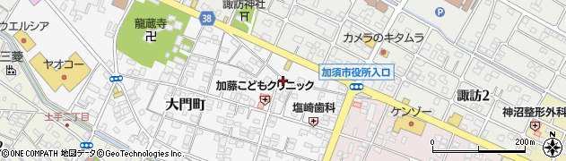 埼玉県加須市大門町4-22周辺の地図