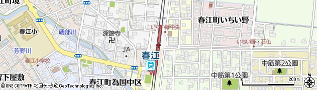 春江駅周辺の地図