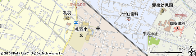 埼玉県加須市礼羽538周辺の地図