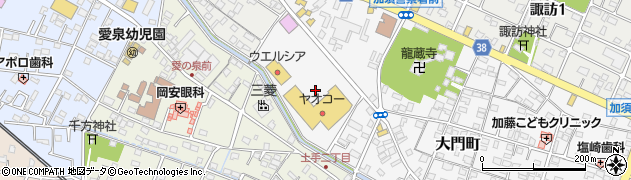 埼玉県加須市大門町20周辺の地図