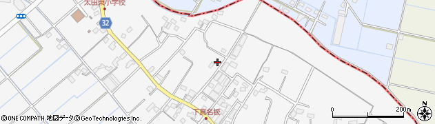 埼玉県行田市真名板1211周辺の地図