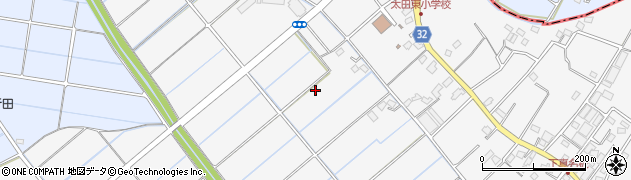 埼玉県行田市真名板周辺の地図