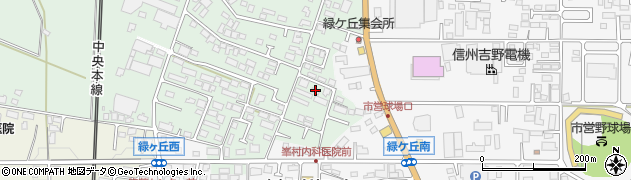 グローバル警備保障松本寮周辺の地図