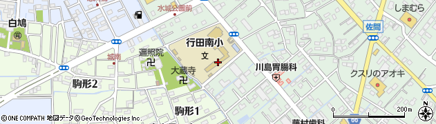 行田市立南小学校周辺の地図