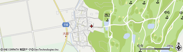 福井県坂井市丸岡町大森周辺の地図