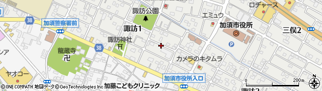埼玉県加須市諏訪周辺の地図