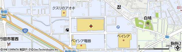 カインズキッチン 行田店周辺の地図